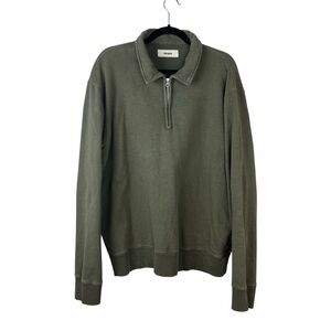 Buck Mason Welterweight Quarter Zip Sweatshirt